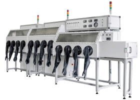 半導(dǎo)體焊接專(zhuān)用定制手套箱